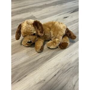 TY CLASSIC 2002 SCRAPPER PLUSH PUPPY DOG  LIGHT & DARK BROWN STUFFED ANIMAL